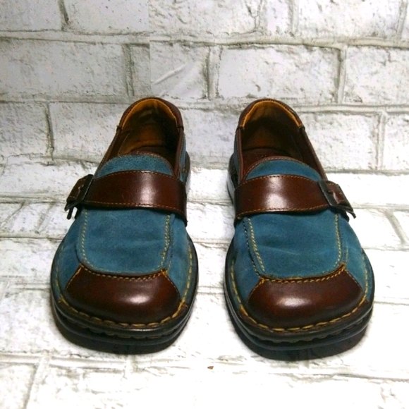 Born Shoes - Born keltie blue buckle loafer size 7
